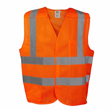 CORDOVA Breakaway Safety Vest, Type R, Class 2, Mesh - Orange, 5XL VB230P5XL